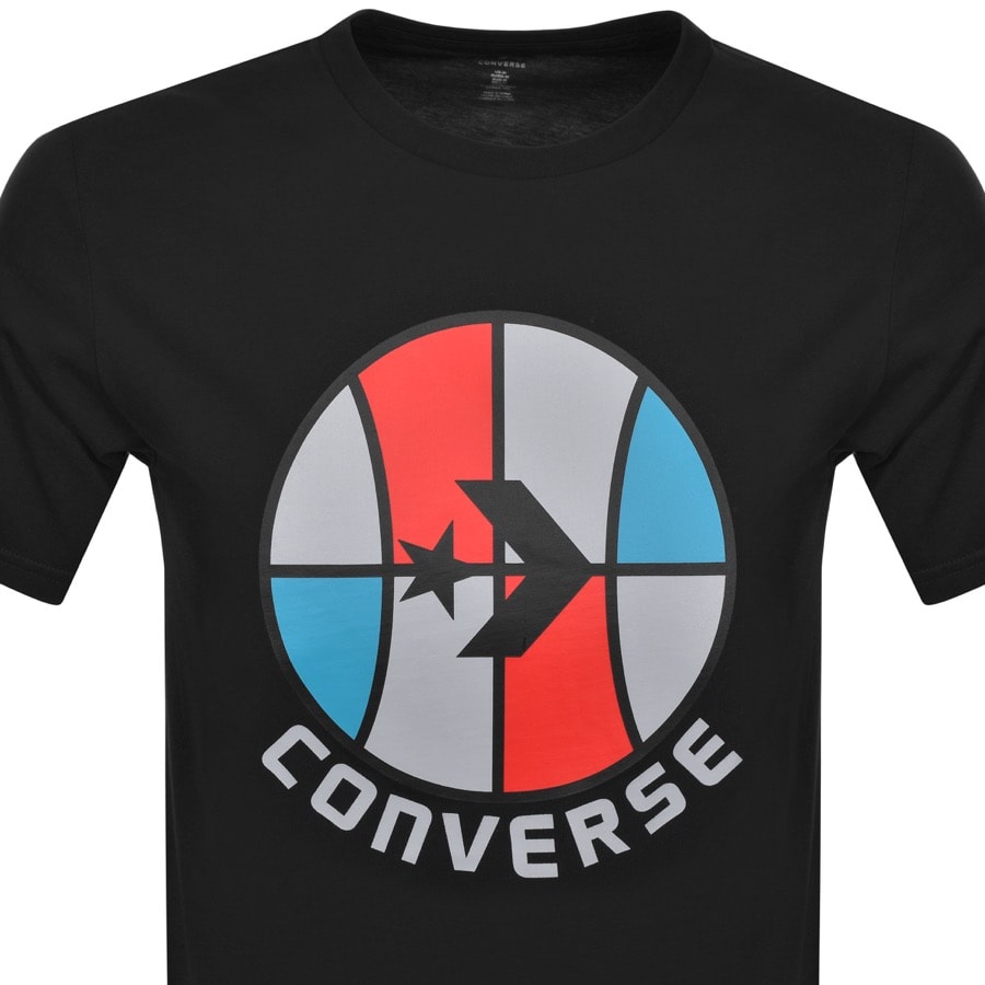 Alternative Image for ProductConverse Star Chevron Logo T Shirt Black2
